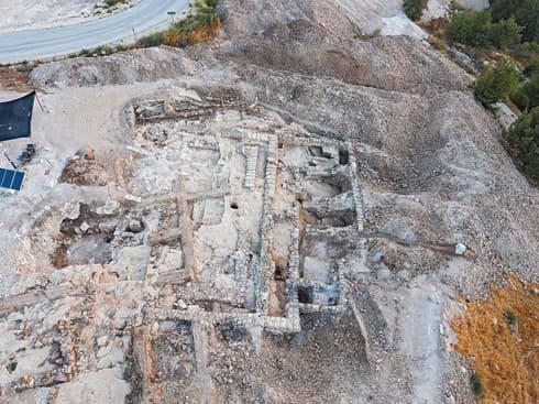 El sitio visto desde el aire.