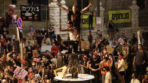 Protestas en Jerusalem. 