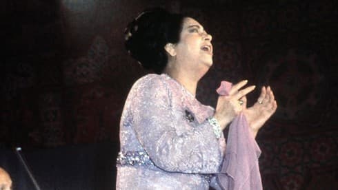 La diva egipcia Umm Kulthum. 