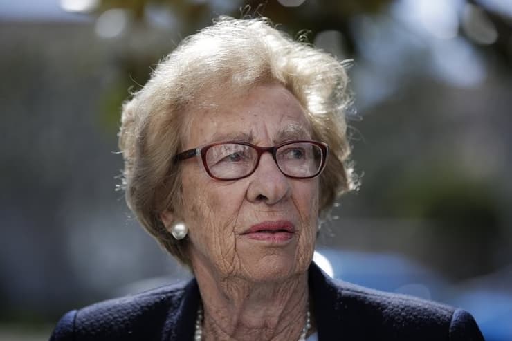 Sobreviviente del Holocausto Eva Schloss.