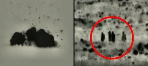 Los cuatro terroristas identificados por el ejército (derecha) y la célula alcanzada por los disparos de las fuerzas israelíes (izquierda). (Unidad de Portavoces de las FDI) Los cuatro terroristas identificados por el ejército (derecha) y la célula alcanzada por los disparos del ejército (izquierda).