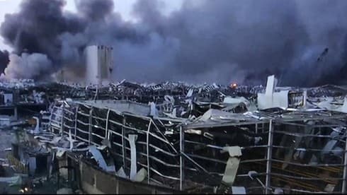 Destrozos en Beirut.