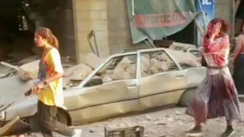 Destrozos en Beirut.