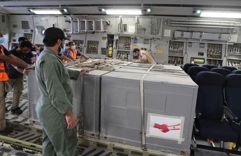 Cargamento del equipo en Doha, la capital catarí. 