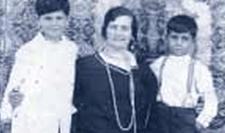 Raquel Liberman con sus hijos.