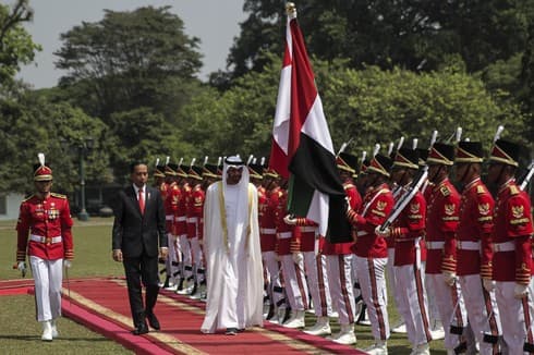 Se dice que dirige de hecho las Fuerzas Armadas de Emiratos Arabes Unidos. 