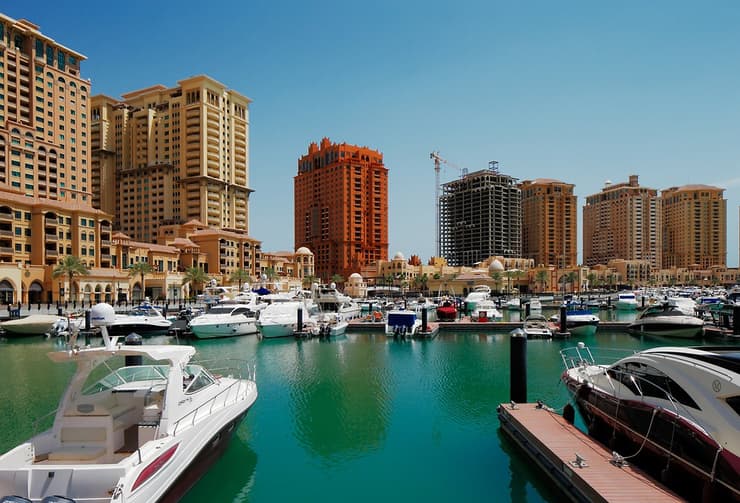 Doha, capital de Catar. 