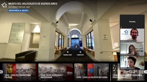 El museo a un clic: recorridos autónomos, visitas guiadas por Zoom y una agenda especial para establecimientos educativos. (Museo del Holocausto de Buenos Aires) Museo del Holocausto