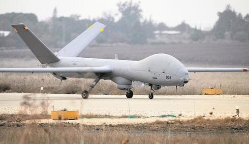 Elbit Hermes 900, un dron de fabricación israelí. 