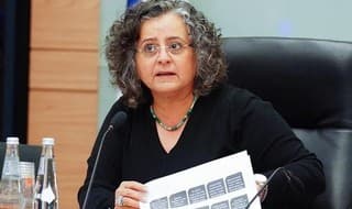 Aida Touma-Suleiman, parlamentaria de la Lista Conjunta. 