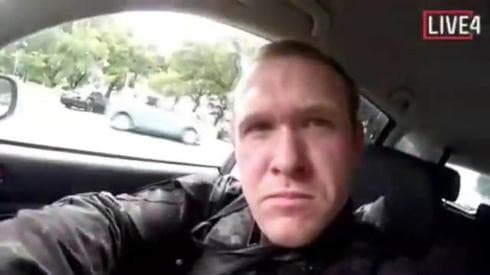 Imagen tomada de la transmisión en directo de los asesinatos.