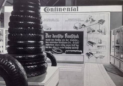 Fábrica de Continental durante la Alemania nazi. 