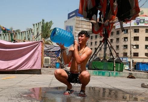 Ola de calor en Irak, con registros de 51 grados centígrados. 