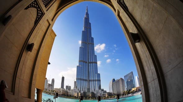 La moderna ciudad de Dubai. 