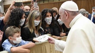 El papa Francisco, ayer en el Vaticano. 