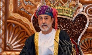 Haitham bin Tariq, sultán de Omán.