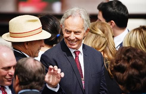 Tony Blair, ex primer ministro británico y enviado especial del Cuarteto de Madrid. (EPA) Blair