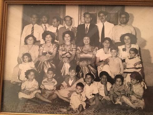La familia Nonoo en los años 60'.