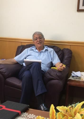 Ebrahim Dahood Nonoo: "En Bahrein se respetan todas las religiones". (Cortesía Ebrahim Dahood Nonoo) Ebrahim Dahood Nonoo: "En Bahrein se respetan todas las religiones".