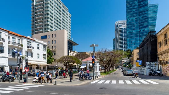 Bulevar Rothschild de Tel Aviv. 