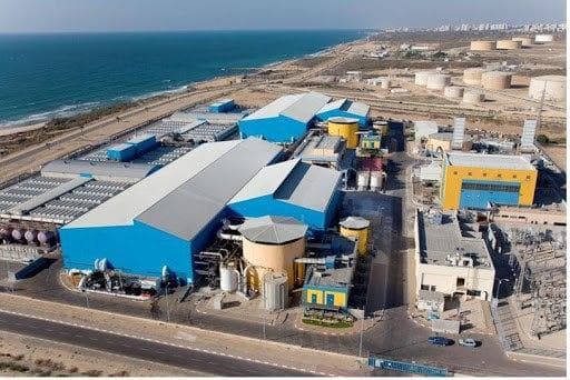 Una planta de tratamiento de agua en el sur de Israel. 