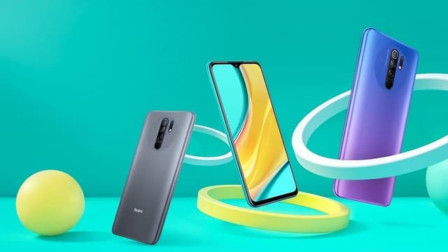 Teléfonos Redmi 9 de Xiaomi.