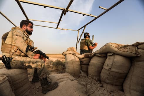 Rebeldes sirios en el norte de Siria.