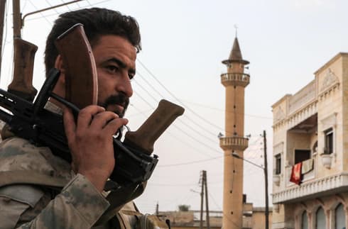 Un rebelde proturco en Siria. 