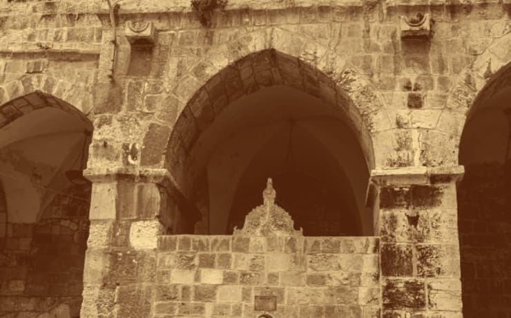 Construcción de la Cúpula de la Roca.