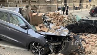 Algunos daños del último terremoto acaecido en Zagreb, Croacia, en marzo de este año. 