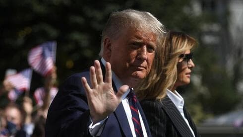 El presidente Trump y su esposa Melania. 