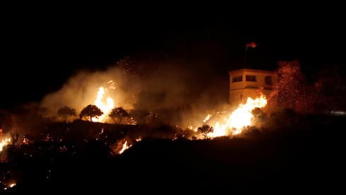 Bombardeo israelí en Siria. 