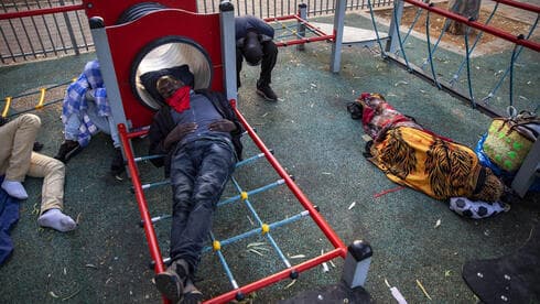 Refugiados de Sudán en Tel Aviv. 