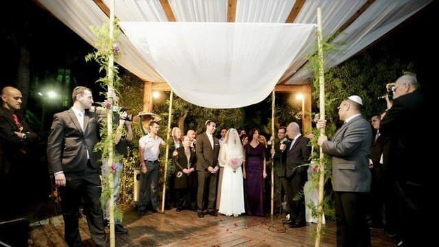 Una boda judía ortodoxa. 