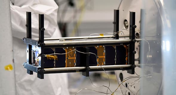 El nuevo nanosatélite TAU-SAT1. 