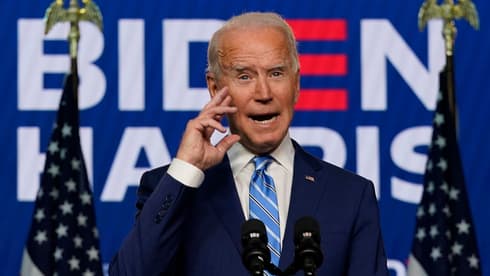 Posiblemente Israel no esté entre las prioridades de Biden en sus primeras semanas de gestión. (AP) El candidato demócrata, Joe Biden, cada vez más cerca de la Casa Blanca.