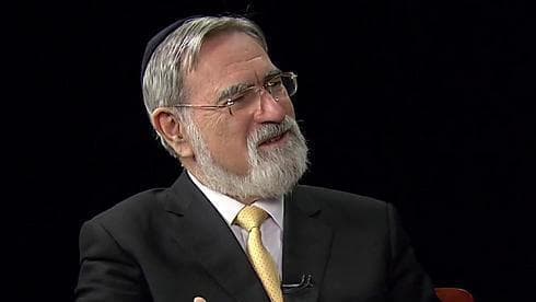 Ex gran rabino británico Jonathan Sacks. 