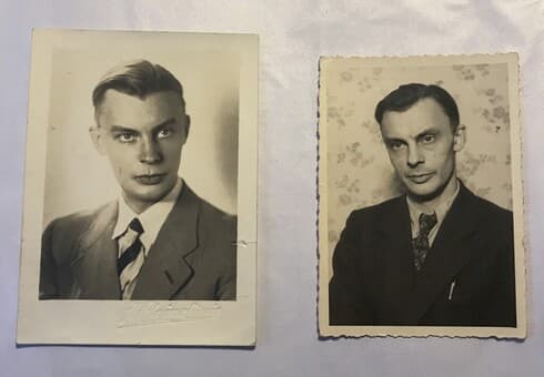 Imágenes de Peter Kröger, médico miembro de un escuadrón de ejecución de la SS, datadas en 1938 y 1948. (AFP) Imágenes de Peter Kröger, médico miembro de un escuadrón de ejecución de la SS, datadas en 1938 y 1948.