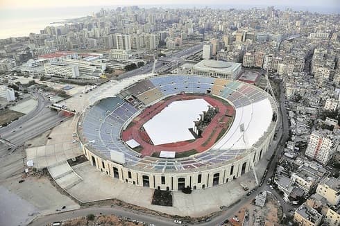 El estadio de Beirut donde las FDI planearon eliminar a los altos mandos de la OLP. (EPA) El estadio de Beirut donde las FDI planearon eliminar a los altos mandos de la OLP.