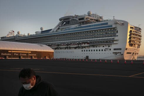 El crucero Diamond Princess, con miles de infectados dentro.