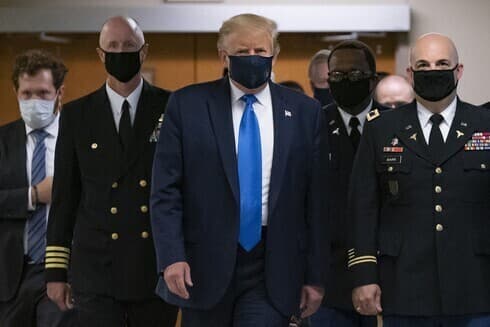 Trump fue hospitalizado en el Hospital Walter Reed de Maryland. 