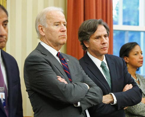 El presidente electo de Estados Unidos, Joe Biden, y su designado secretario de Estado, Antony Blinken, en 2013. (Reuters) El presidente electo de Estados Unidos, Joe Biden, y su designado secretario de Estado, Antony Blinken, en 2013.