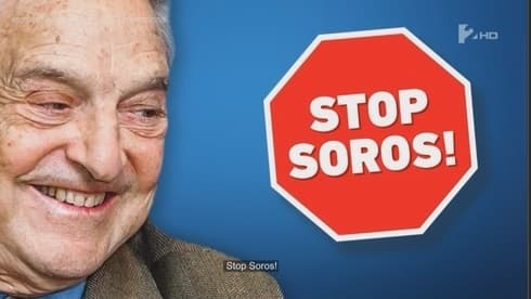 Campaña publicitaria contra Soros en Hungría. 