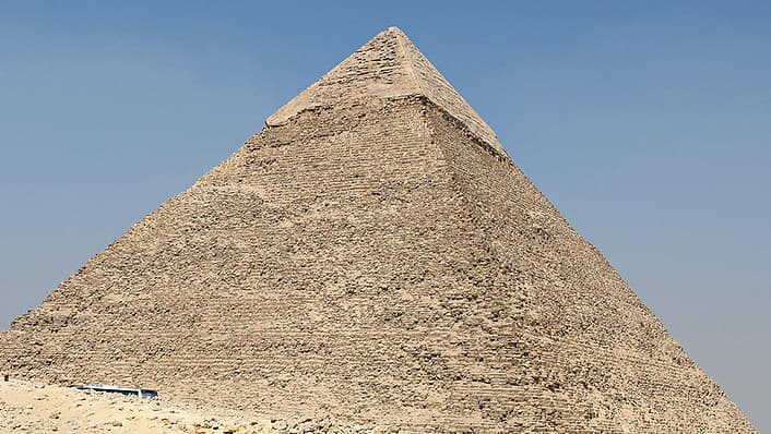 Una de las pirámides de Egipto. 