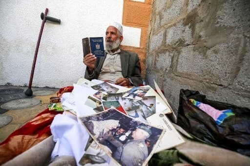 Sus documentos palestinos fijan su edad en 70 años, en tanto los iraníes en 78. (AFP) Sus documentos palestinos fijan su edad en 70 años, en tanto los iraníes en 78.