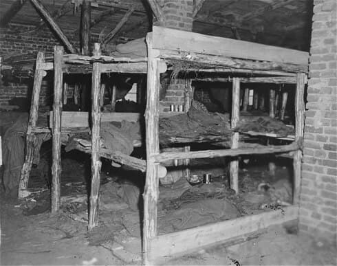 Dormitorios el campo de concentración de Wöbbelin, un subcampo de Neuegamme. (Cortesía) Dormitorios el campo de concentración de Wöbbelin, un subcampo de Neuegamme.