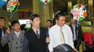 Judíos de Kaifeng llegan a Israel diez años atrás. 