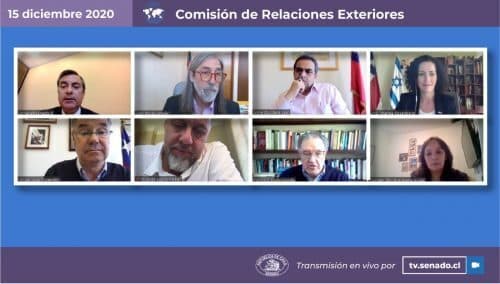 Un momento de la exposición de la embajadora Rosenberg ante la Comisión de Relaciones Exteriores del Senado chileno. (Agencia AJN) Un momento de la exposición de la embajadora Rosenberg ante la Comisión de Relaciones Exteriores del Senado chileno.