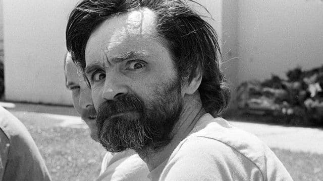 Charles Manson, el famoso asesino serial de Estados Unidos, en los años 70. (Getty Images) Charles Manson, el famoso asesino serial de Estados Unidos, en los años 70.