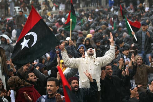 Primavera árabe, 2011. Protestas en Libia. 